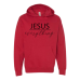  Hoodie Shirt Color: RedDesign Color: Black