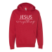  Hoodie Shirt Color: RedDesign Color: White