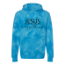  Hoodie Shirt Color: Tie Dye AquaDesign Color: Black