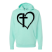  Hoodie Shirt Color: MintDesign Color: Black