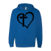  Hoodie Shirt Color: RoyalDesign Color: Black
