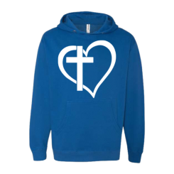 Cross and Heart Hoodie