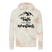  Hoodie Shirt Color: Tie Dye Dusty PinkDesign Color: Black