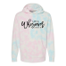  Hoodie Shirt Color: Tie Dye Cotton CandyDesign Color: Black