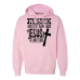  Hoodie Shirt Color: Light PinkDesign Color: Black