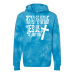  Hoodie Shirt Color: Tie Dye AquaDesign Color: White