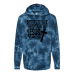  Hoodie Shirt Color: Tie Dye NavyDesign Color: Black