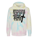  Hoodie Shirt Color: Tie Dye Sunset SwirlDesign Color: Black