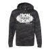  Hoodie Shirt Color: Black CamoDesign Color: White