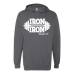  Hoodie Shirt Color: CharcoalDesign Color: White