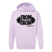  Hoodie Shirt Color: LavenderDesign Color: Black