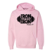  Hoodie Shirt Color: Light PinkDesign Color: Black