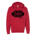  Hoodie Shirt Color: RedDesign Color: Black