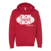  Hoodie Shirt Color: RedDesign Color: White