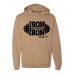  Hoodie Shirt Color: SandstoneDesign Color: Black