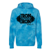  Hoodie Shirt Color: Tie Dye AquaDesign Color: Black