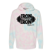  Hoodie Shirt Color: Tie Dye Cotton CandyDesign Color: Black