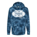  Hoodie Shirt Color: Tie Dye NavyDesign Color: White