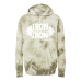  Hoodie Shirt Color: Tie Dye OliveDesign Color: White