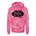  Hoodie Shirt Color: Tie Dye PinkDesign Color: Black