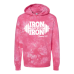 Hoodie Shirt Color: Tie Dye PinkDesign Color: White