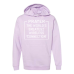  Hoodie Shirt Color: LavenderDesign Color: White