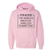  Hoodie Shirt Color: Light PinkDesign Color: Black