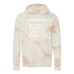  Hoodie Shirt Color: Tie Dye Dusty PinkDesign Color: White