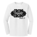  Long Sleeve T-Shirt Color: WhiteDesign Color: Black