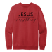  Sweat Shirt Color: Classic RedDesign Color: Black