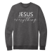  Sweat Shirt Color: Heathered CharcoalDesign Color: White
