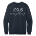  Sweat Shirt Color: New NavyDesign Color: White