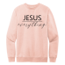  Sweat Shirt Color: Rose Water PinkDesign Color: Black