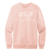  Sweat Shirt Color: Rose Water PinkDesign Color: White
