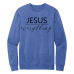  Sweat Shirt Color: Royal FrostDesign Color: Black