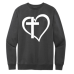  Sweat Shirt Color: CharcoalDesign Color: White