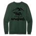  Sweat Shirt Color: Forest GreenDesign Color: Black