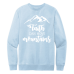  Sweat Shirt Color: Ice BlueDesign Color: White