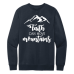  Sweat Shirt Color: New NavyDesign Color: White