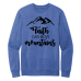  Sweat Shirt Color: Royal FrostDesign Color: Black