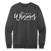  Sweat Shirt Color: CharcoalDesign Color: White