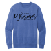  Sweat Shirt Color: Royal FrostDesign Color: Black