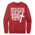  Sweat Shirt Color: Classic RedDesign Color: White