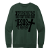  Sweat Shirt Color: Forest GreenDesign Color: Black