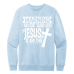  Sweat Shirt Color: Ice BlueDesign Color: White