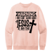  Sweat Shirt Color: Rose Water PinkDesign Color: Black