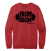 Sweat Shirt Color: Classic RedDesign Color: Black