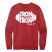  Sweat Shirt Color: Classic RedDesign Color: White