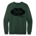  Sweat Shirt Color: Forest GreenDesign Color: Black