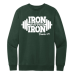  Sweat Shirt Color: Forest GreenDesign Color: White